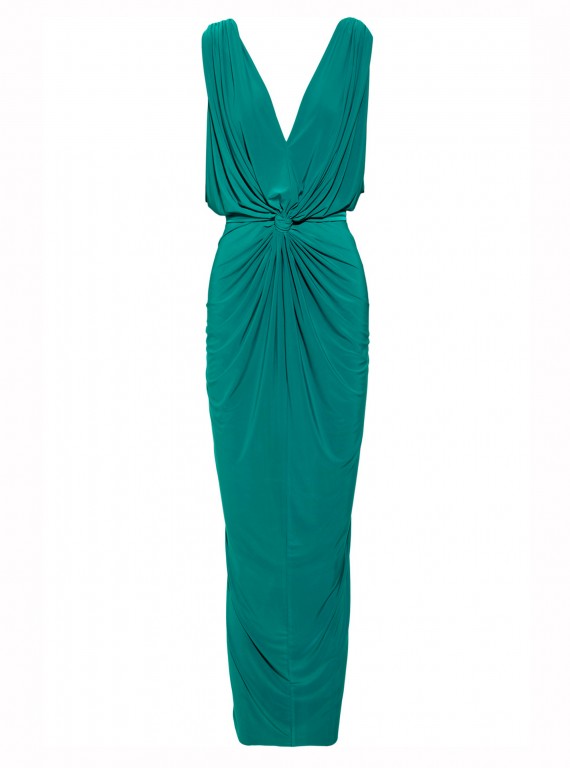 T-Bags Draped Jersey Dress