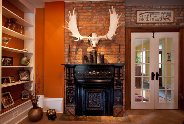 Eclectic family room