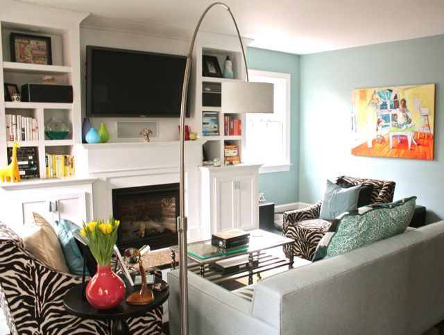 Pam family room warm