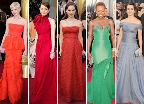 2012 Oscars Red Carpet’s Best dresses