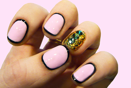 GLAM GLITTER NAIL ART TUTORIAL