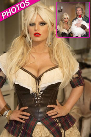 Jessica Simpson family Halloween