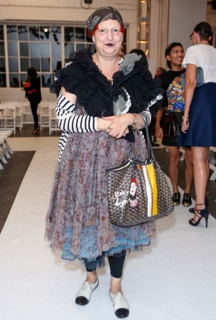 Lynn Yaeger at the Altuzarra Spring Fashion Show