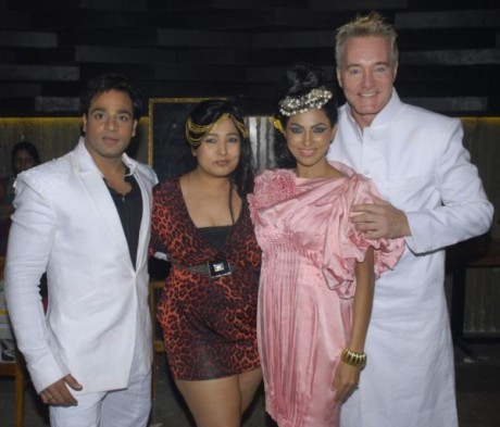 Rainbow 2012 - L - R - Abhishek Avasthi, AartiVijay Gupta, Shifanjali Rao, Gary Richardson