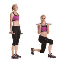 Rotational Reverse Lunge and Balance