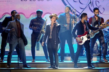 Singer Bruno Mars performs during the 2012 Victoria's Secret Fashion Show
