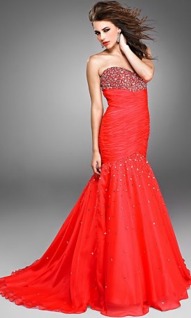 Beautiful Red evening dresses 2012 women