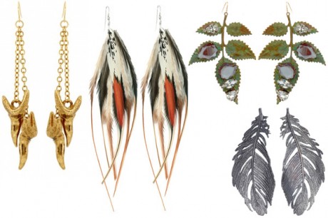 Nature inspired earrings for women