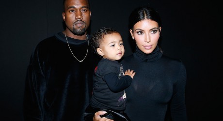 Kim and Kanye Attended First Fashion Show with North Kim and Kanye Attended First Fashion Show with North